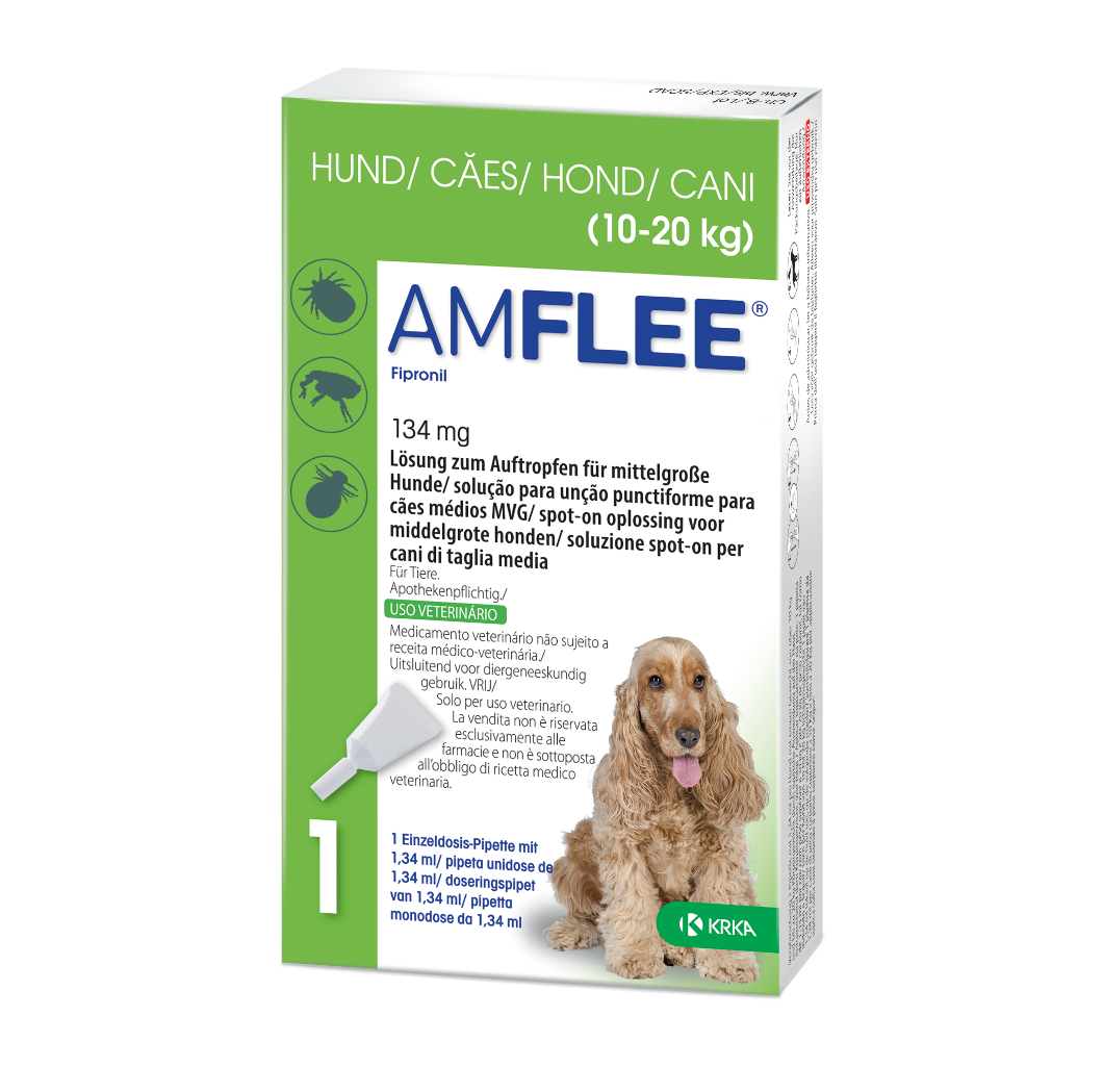 Amflee - Pipeta Desparasitante 10-20Kg 134mg