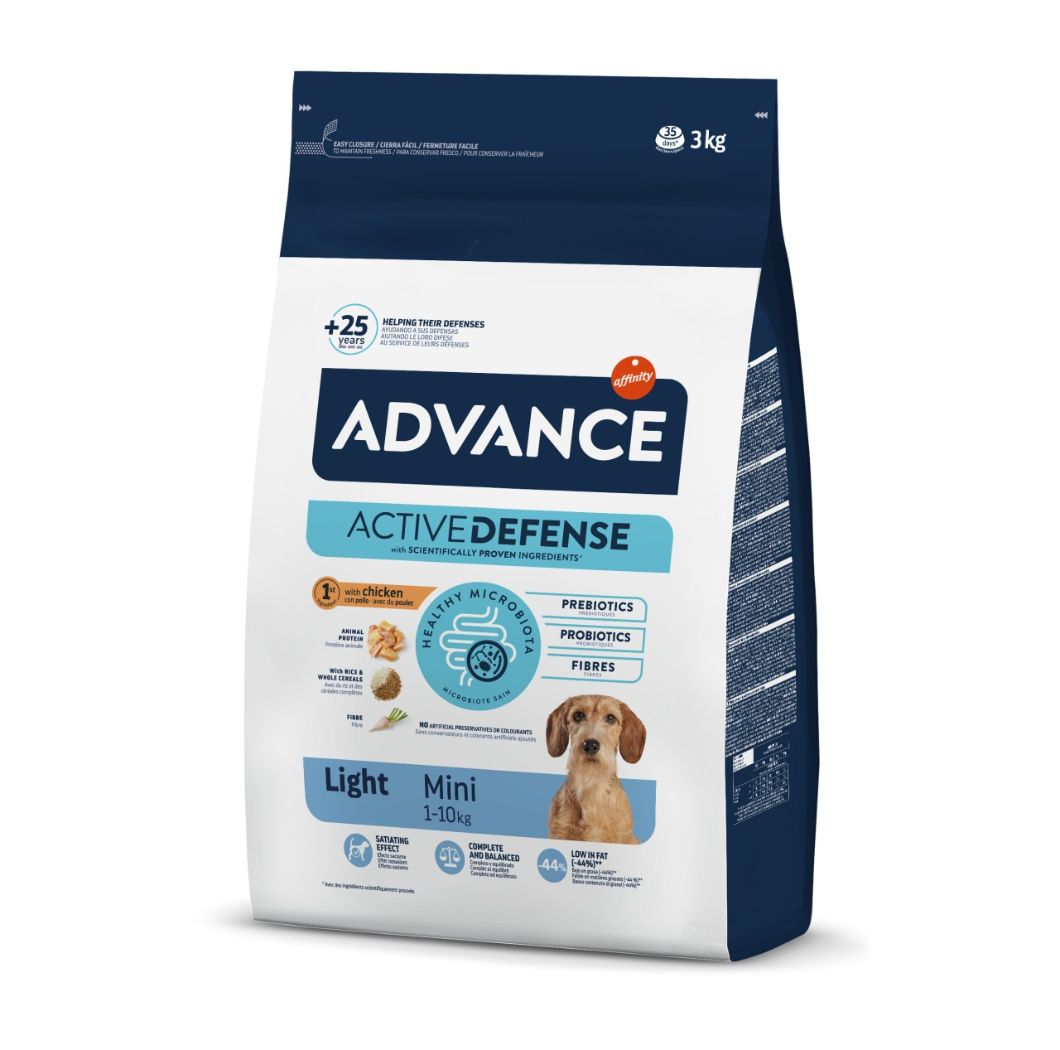Ração ADVANCE Mini Light Frango e Arroz