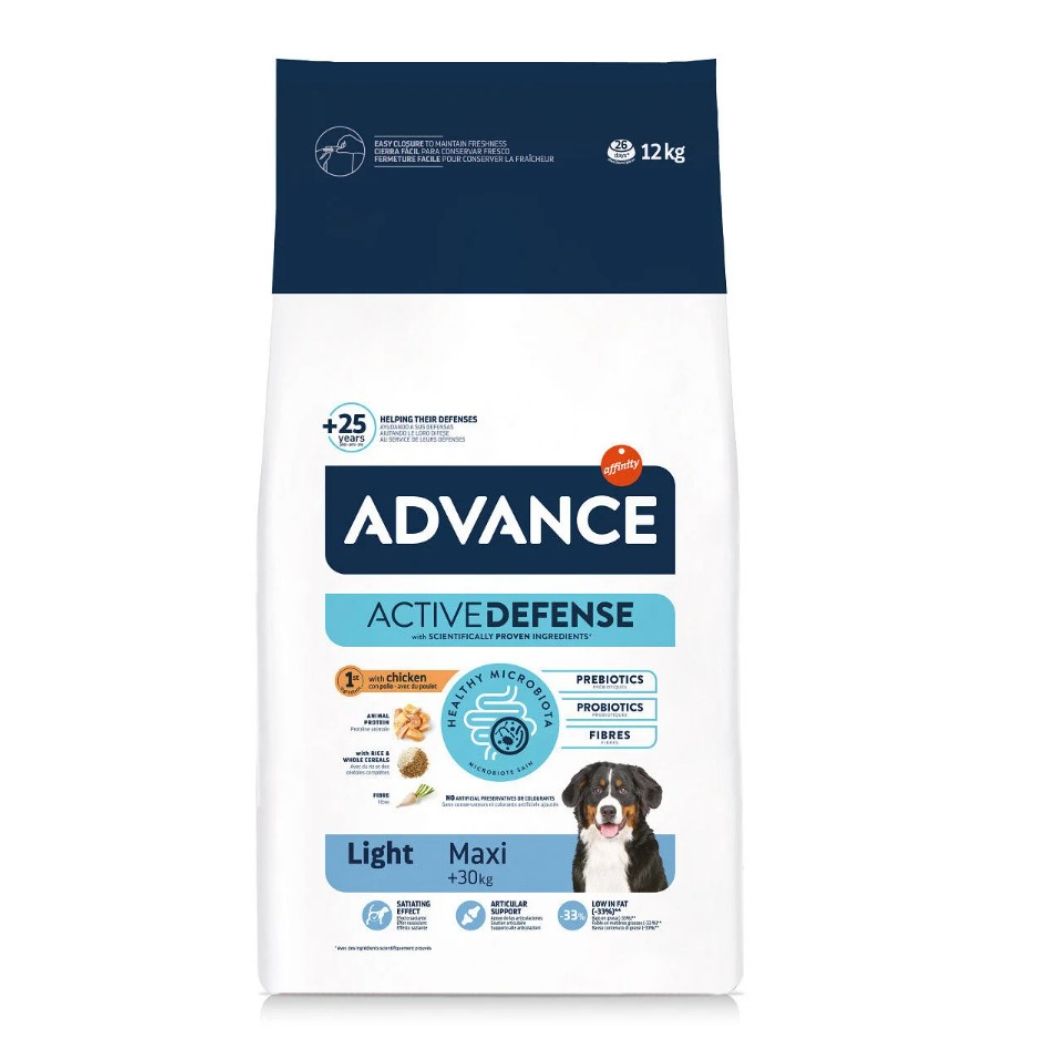 Ração ADVANCE Maxi Light