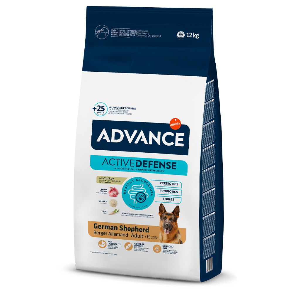 Ração ADVANCE GERMAN Shepherd Peru e Arroz