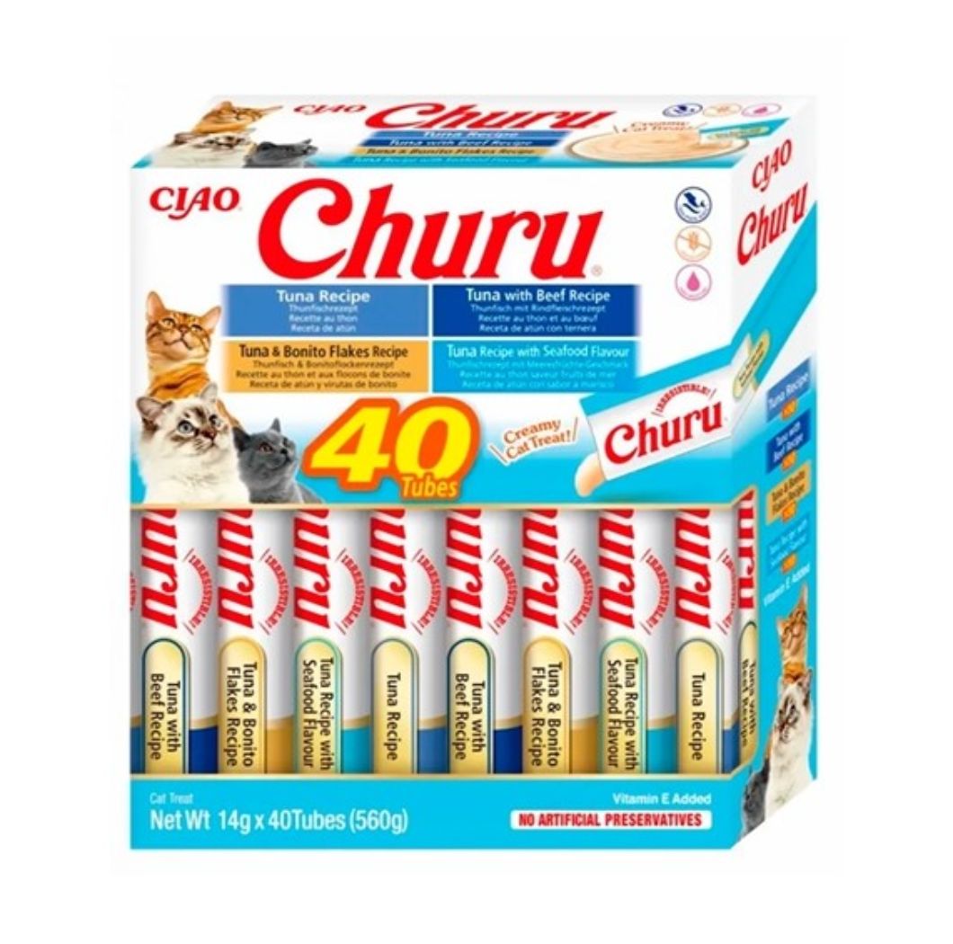 Churu Cat Box Variedades de Atum 40x14gr