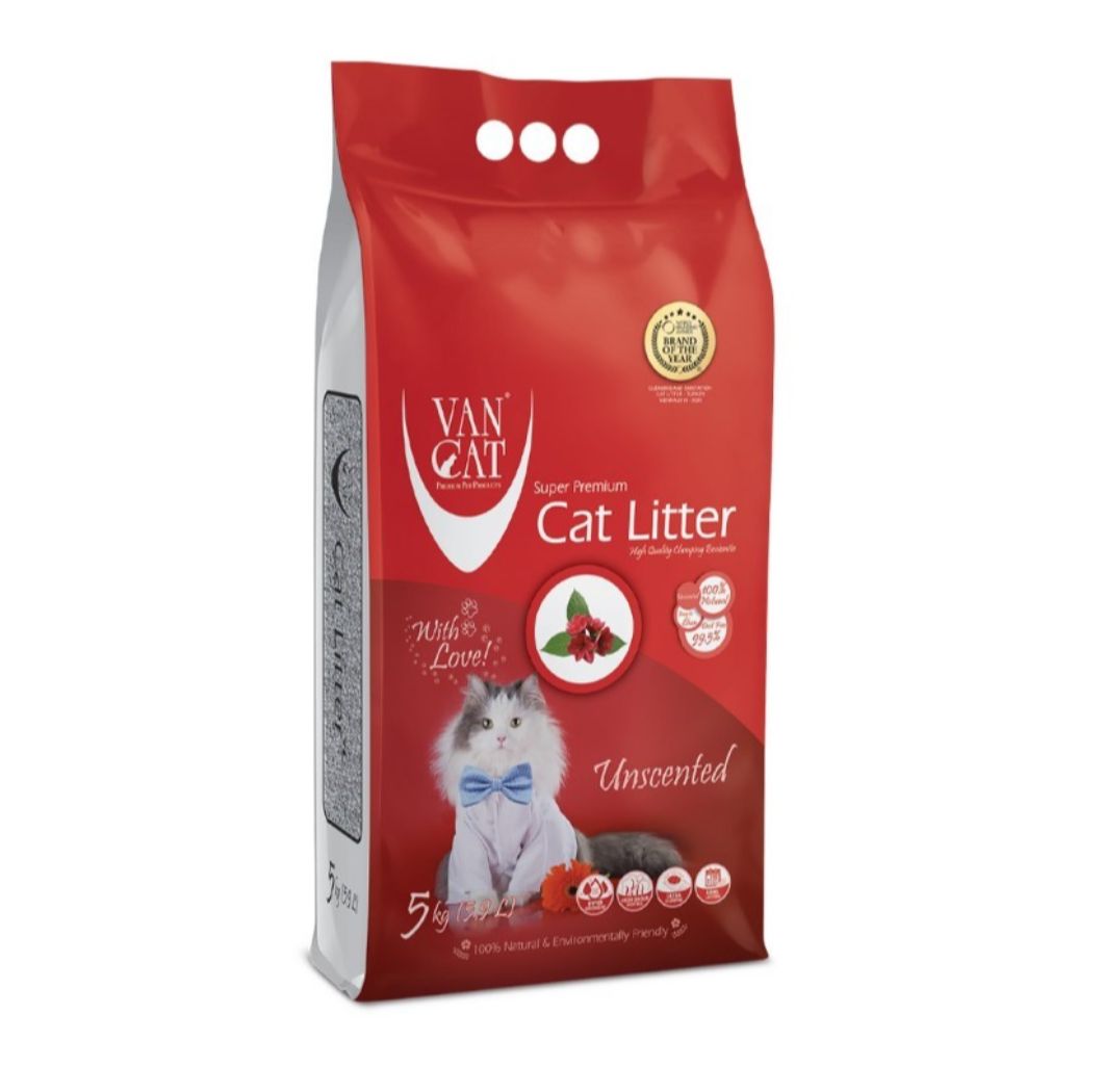 Areia para Gato VanCat Unscented