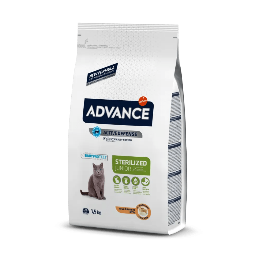 ADVANCE CAT Júnior Esterilizado - Frango e Arroz