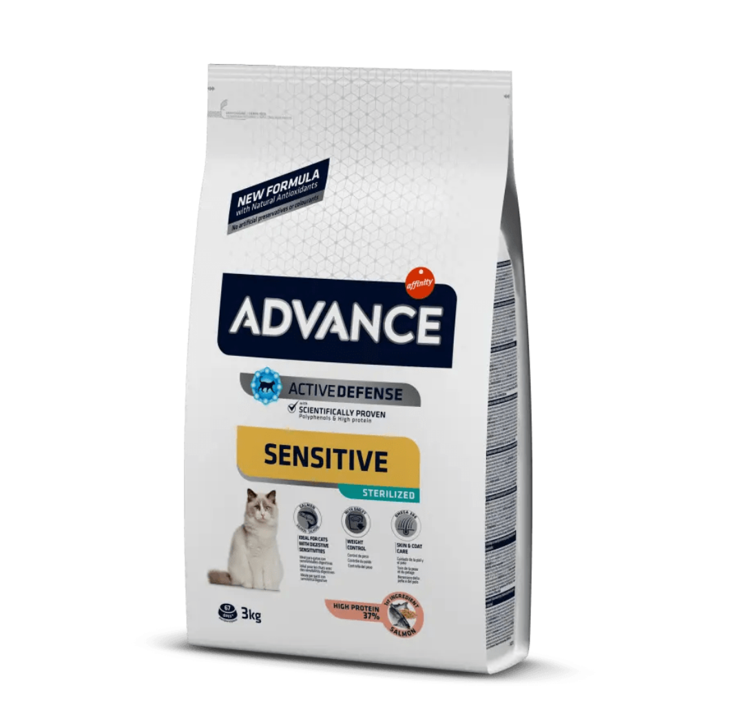 ADVANCE CAT Gato Esterilizado Sensitive SALMON