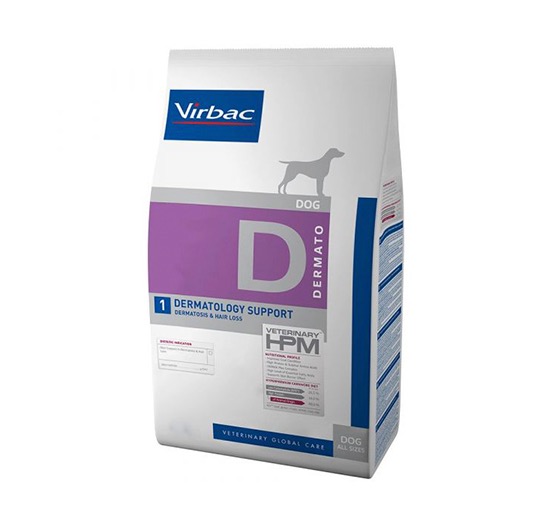 Virbac Veterinary HPM D1 Dog Dermatology Support