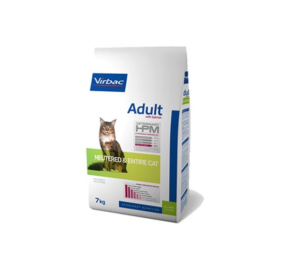 Virbac HPM Adult Neutered and Entire Cat with Salmon